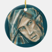 A Defiant Green Elf Keramisch Ornament (Achterkant)