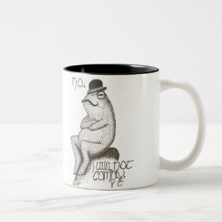 'A Defiant Sir' 15 oz. KoffieMok Tweekleurige Koffiemok