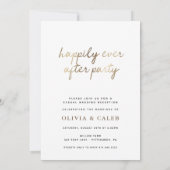 À Dernier Mariage Faire-part et Invitation (Dos)