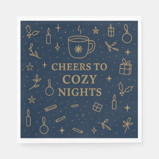 À des soirées cosy en papier serviette