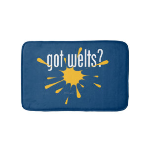 a des soudures ? tapis de salle de bain