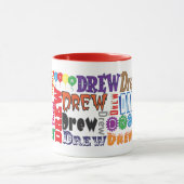 A dessiné la tasse de café (Centre)