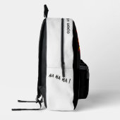 À Dos Imprimé aucun sac de règles (Gauche)