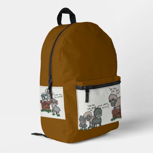 À Dos Imprimé Ewe Est Un Sac Mixte (Coin arrière gauche)