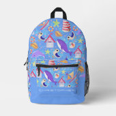 À Dos Imprimé Fun Beach Blue Electronics Sac (Recto)