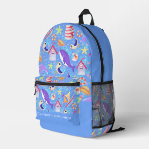 À Dos Imprimé Fun Beach Blue Electronics Sac