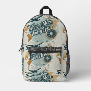 À Dos Imprimé Imprimer le sac de coupe