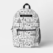 À Dos Imprimé Imprimer le sac de coupe (Recto)