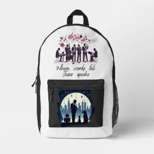 À Dos Imprimé Imprimer le sac de coupe