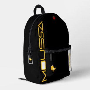À Dos Imprimé Imprimer le sac de coupe
