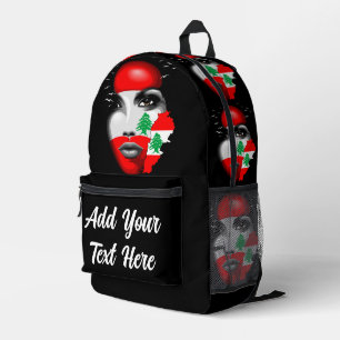 À Dos Imprimé Imprimer le sac de coupe
