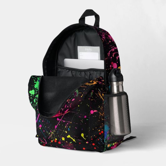 À Dos Imprimé Imprimer le sac de coupe (Coin arrière droit (ouvert))