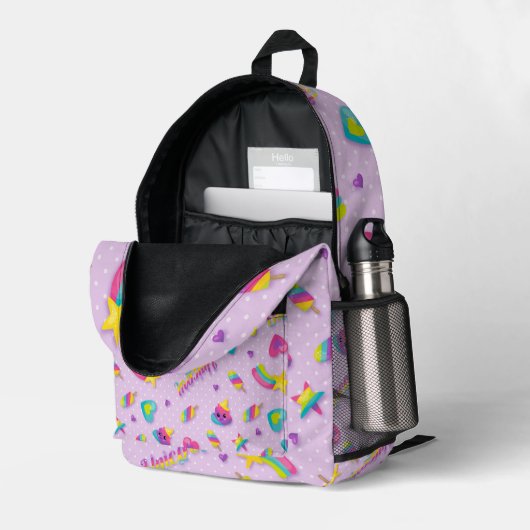 À Dos Imprimé Imprimer le sac de coupe (Coin arrière droit (ouvert))