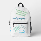 À Dos Imprimé Imprimer le sac de coupe (Recto)