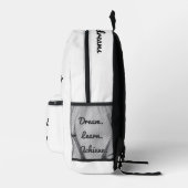 À Dos Imprimé Retour au sac de motivation scolaire (Droite)