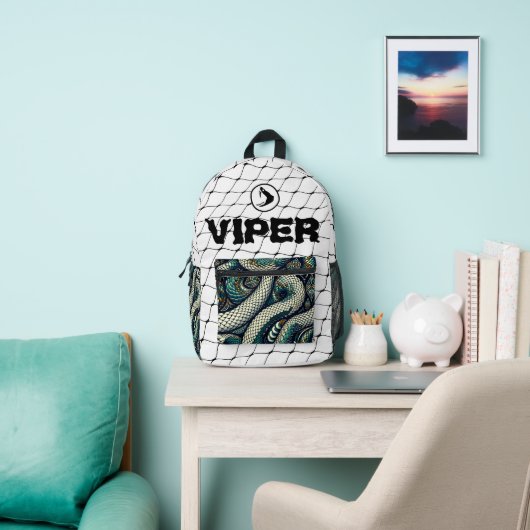 À Dos Imprimé Sac avec motif de serpent (Insitu)