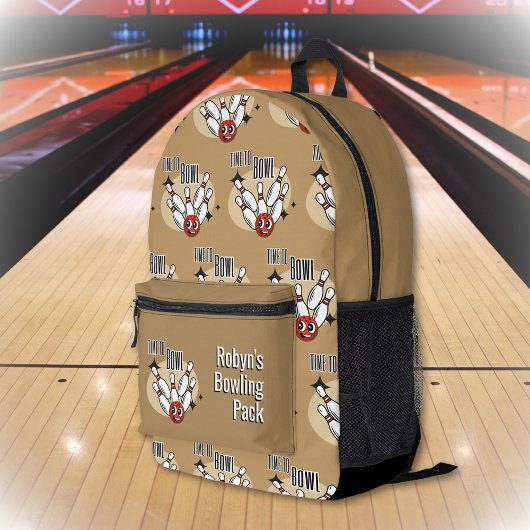 À Dos Imprimé Sac Bowling Personnalisé