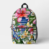 À Dos Imprimé Sac Chamorro Guam Guamanina (Recto)