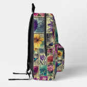 À Dos Imprimé Sac de timbre postal vintage (Gauche)