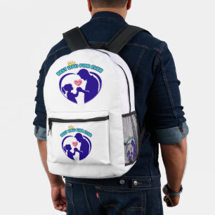 À Dos Imprimé Sac d'école du meilleur papa pour toujours