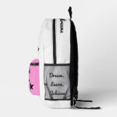 À Dos Imprimé Sac scolaire Stars & Citations (Droite)