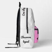 À Dos Imprimé Sac scolaire Stars & Citations (Gauche)