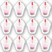 A Dozen Boba Tea die Sticker knippen (Voorkant)