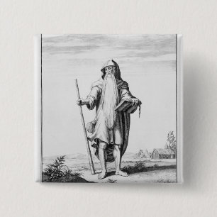 A Druid Vierkante Button 5,1 Cm