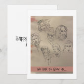 A Dû Augmenter La Carte D'Anniversaire ! (Devant / Derrière)