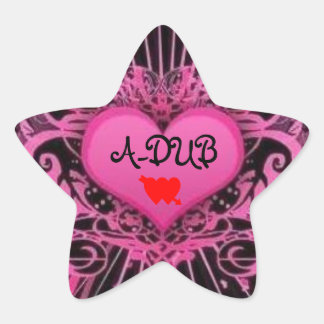 A-DUB LUV STER STICKER