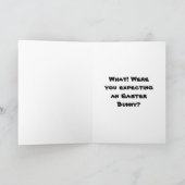 A Easter Bunny ? Carte (Intérieur)