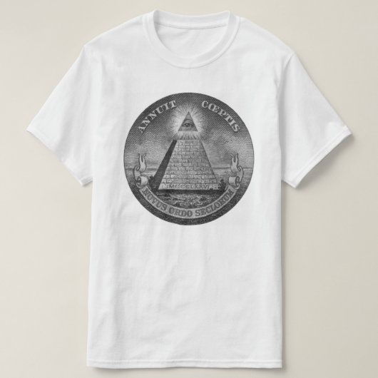 A éclairé tout le T-shirt voyant d'oeil (Design devant)