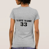 A élevé mon joueur préféré - T-shirt fait sur (Dos)