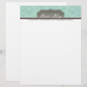 À En-tête LETTRE D'AFFAIRES ÉLÉGANTE :: royal 7 (Devant / Derrière)