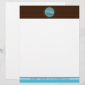 À En-tête LETTRE D'AFFAIRES INTELLIGENTE :: rayonner 4 (Devant / Derrière)