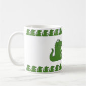 A est pour Alligator – Conception de Tasse Alphabe (Gauche)