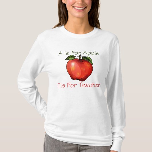 A EST POUR APPLE TEACHERS T-SHIRT (Devant)