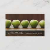 A est pour des cartes de visite d'Apple (Dos)