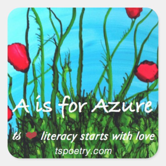 A est pour les Stickers Azure (Devant)