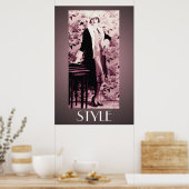 A Fabulous Flapper 36 x 24 Poster (Keuken)