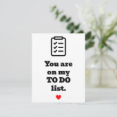 À FAIRE liste Carte Saint-Valentin (Debout devant)