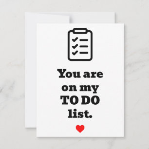 À FAIRE liste Carte Saint-Valentin