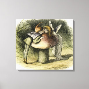 "A Fairy Kiss" door Doyle Canvas Afdruk