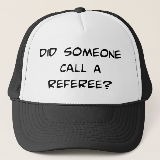 A fait quelqu'un appel un casquette d'arbitre (Devant)