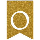 À Fanions 40 et Fabulous Gold Foil bannière d'anniversaire (Troisième drapeau)
