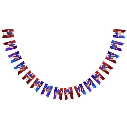 À Fanions 4 juillet Bannière Jour du Canada (Tout)