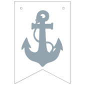 À Fanions Ancrages bleus Bannière garçon (Deuxième drapeau)