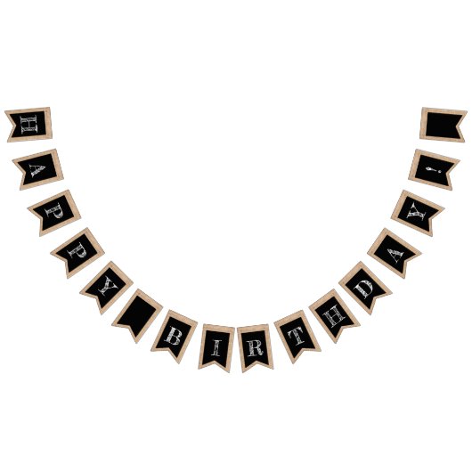 À Fanions Anniversaire fait sur commande de bannière (Tout)