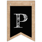 À Fanions Anniversaire fait sur commande de bannière (Troisième drapeau)