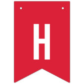 À Fanions Arc en ciel blanc bannière d'anniversaire multicol (Deuxième drapeau)